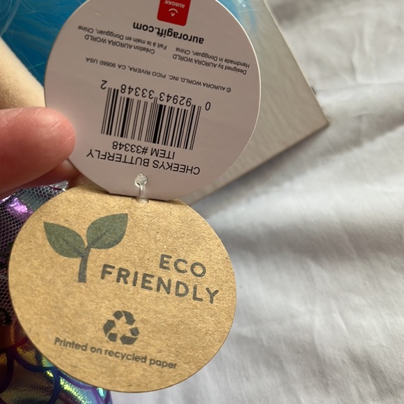 Aurora Cheeky’s Butterfly Mermaid Doll Eco Friendly NWT - Picture 8 of 9